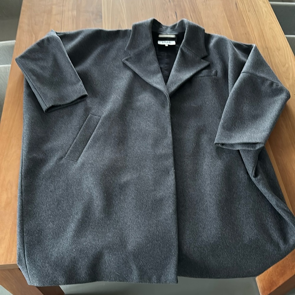 MM6 cocoon wool coat. Size 42